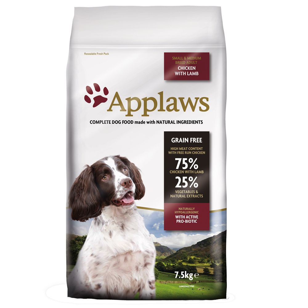Applaws Adult Small & Medium Breed - Chicken with Lamb - 15kg