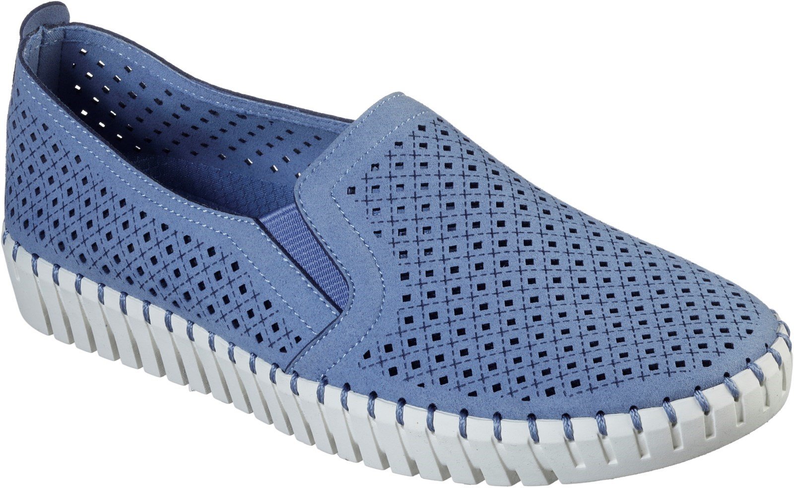 Skechers Women's Sepulveda Blvd Slip On Loafer Various Colours 30324 - Blue 3