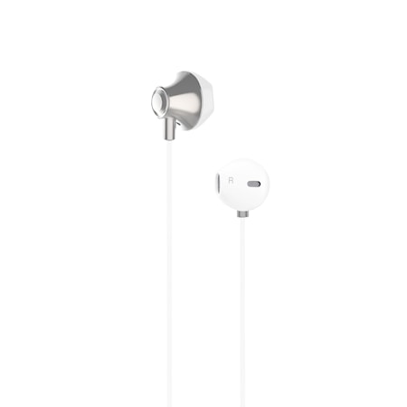 Kuulokkeet EarPod Valkoinen Metallic