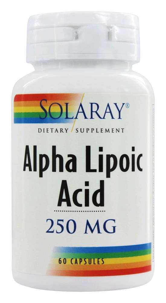 Solaray - Alpha Lipoic Acid 250 mg. - 60 Capsules