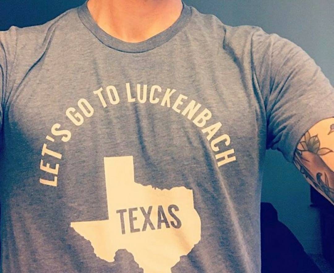Let's Go To Luckenbach Texas Tri Blend T-Shirt Outlaw Country, Country Radio, 70's, 80's, Waylon Jennings, Willie Nelson, Texas, Lone Star
