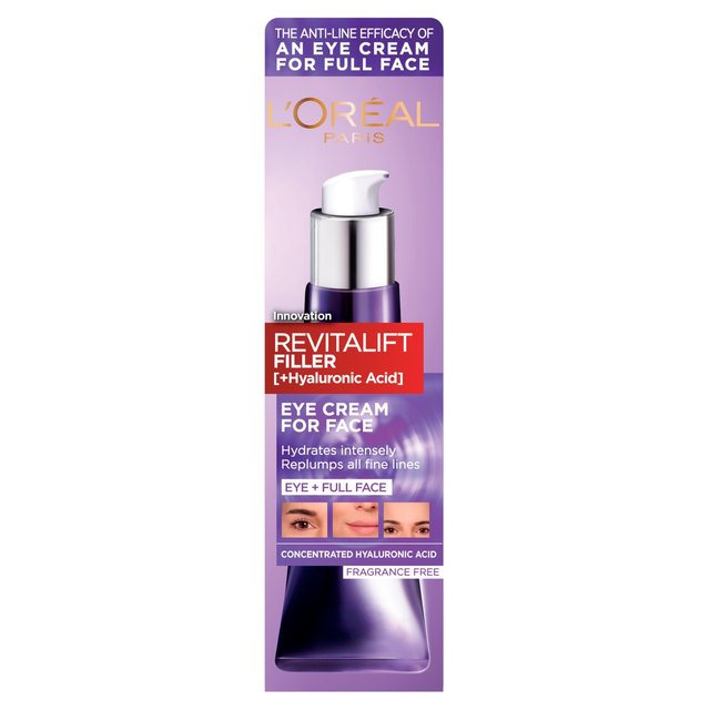 L'Oreal Paris Revitalift Filler+ Hyaluronic Acid Eye Cream
