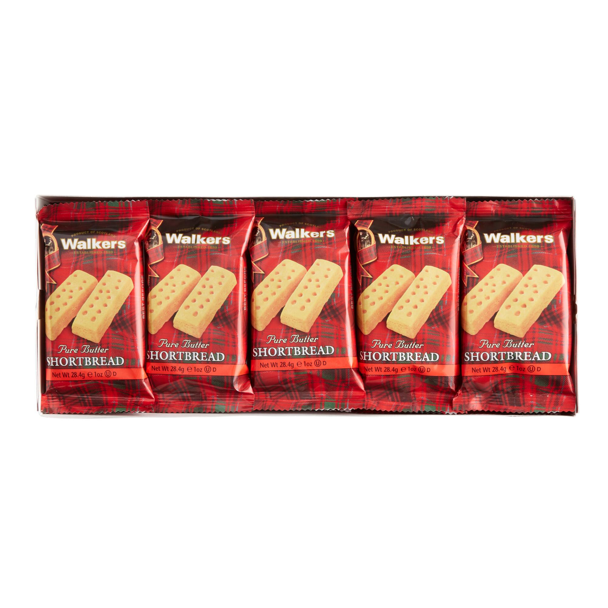 Walkers Shortbread Fingers Snack Size 20 Pack by World Market