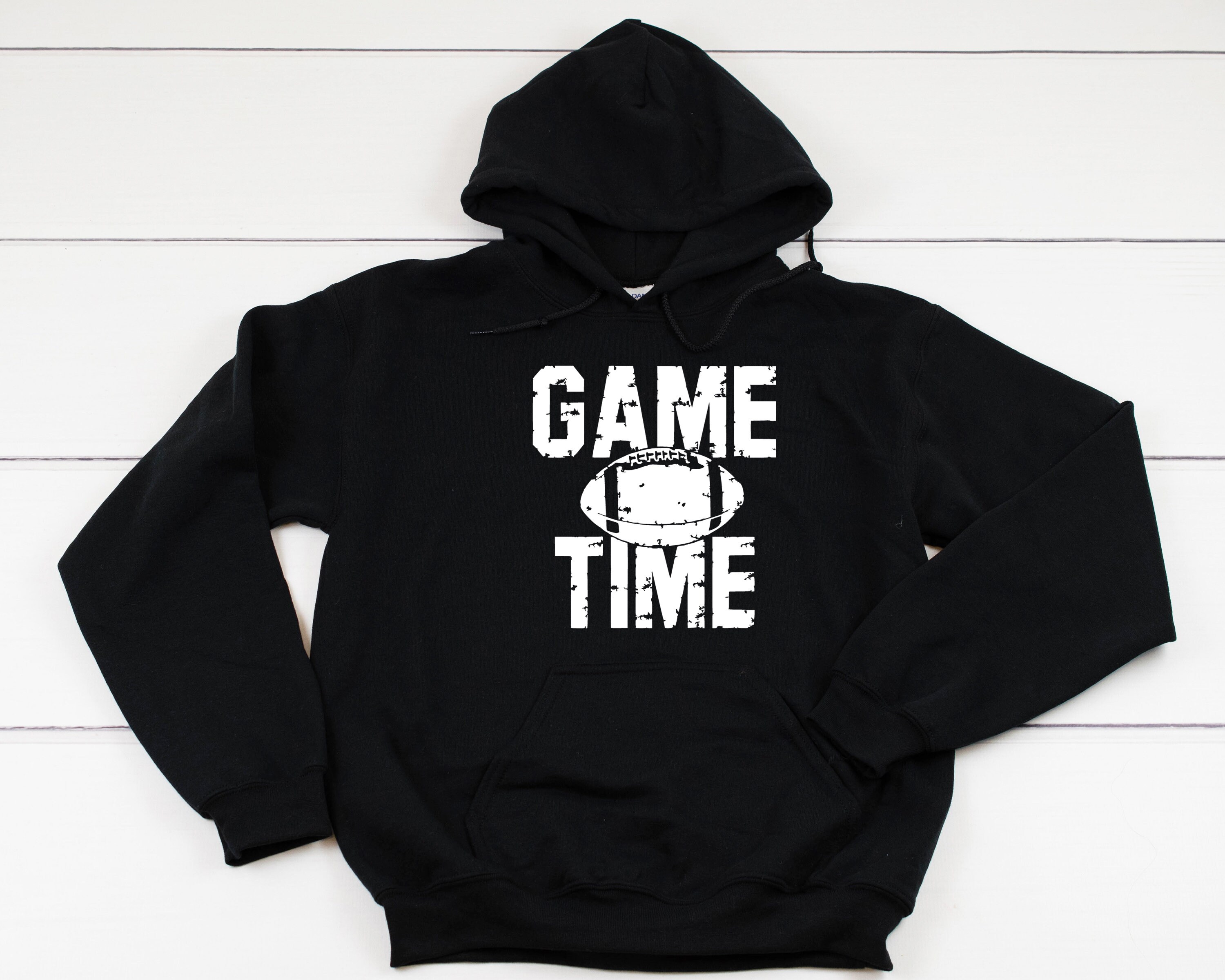 Game Time Football Heavy Blend Hooded Sweatshirt Hoodie, Mom Day Day, Football, Gameday, 12 Colors