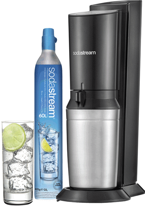 SodaStream - Crystal Sparkling Water Machine 1 bottle included