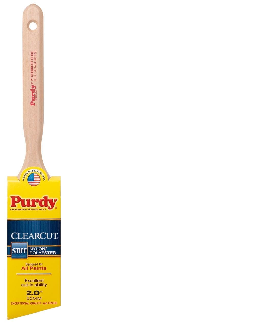 Purdy Clearcut Dale Nylon- Polyester Blend Angle 2-in Paint Brush | 144152120