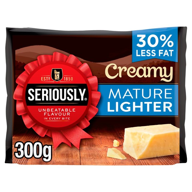 Seriously Creamy Mature Lighter Cheddar Cheese