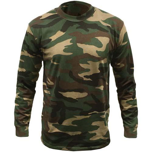 Game Woodland Camouflage Long Sleeve T-Shirt - S