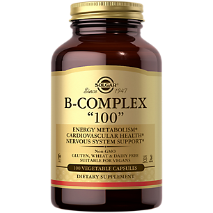 Vitamin B-Complex - 100 MG (100 Vegetable Capsules)