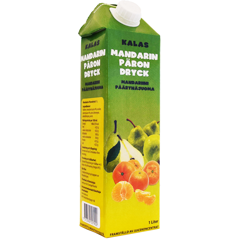 Päron- & Mandarindryck 1l - 33% rabatt