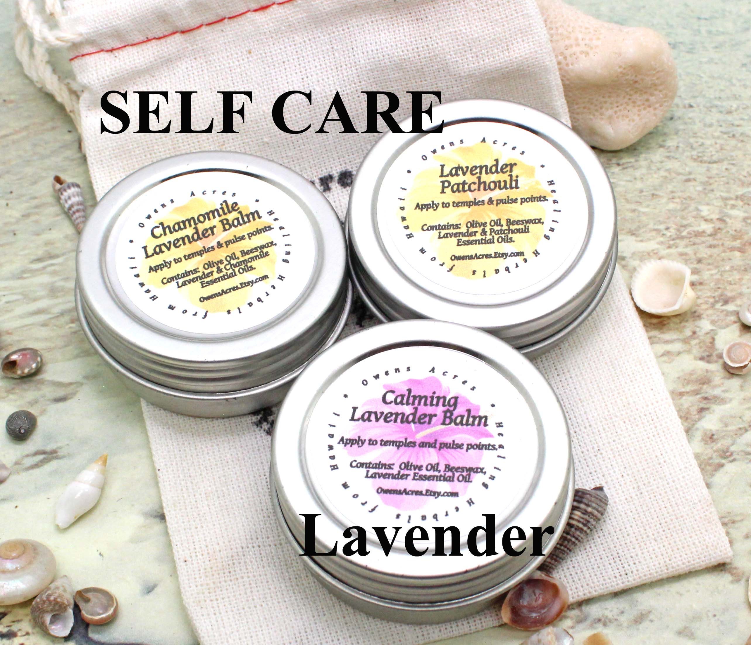 Self Care/Lavender Calming Gift Set Chamomile Lavender/ Patchouli Aromatherapy Essential Oils