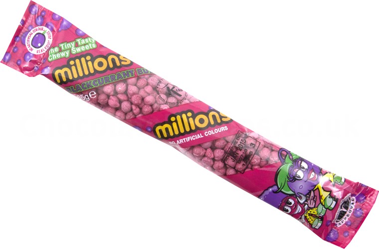 Millions Tube - Blackcurrant 60g