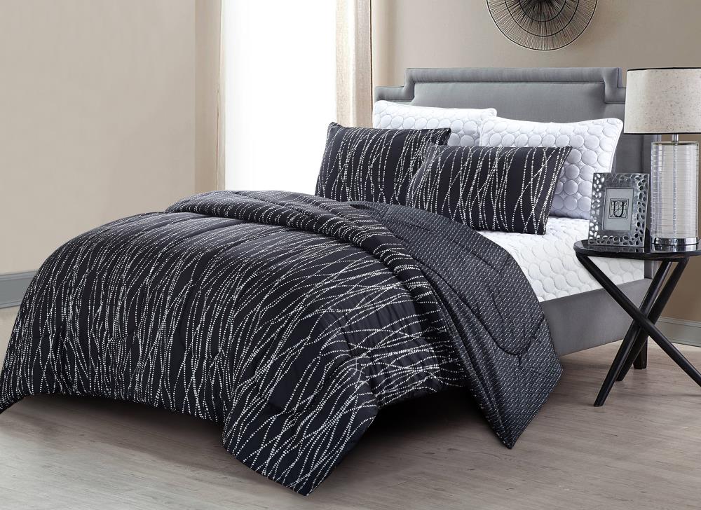 Amrapur Overseas Multi-colored Multi Reversible King Comforter (Blend with Polyester Fill) | 4CFCVSTG-JKE-KG