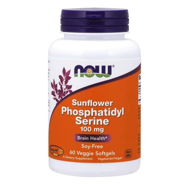 Sunflower Phosphatidyl Serine, 100mg - 60 veggie softgels