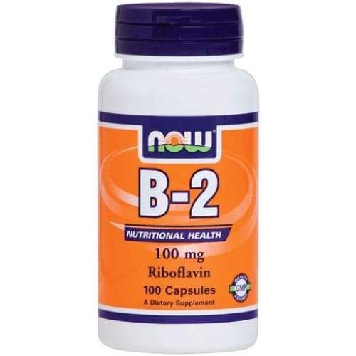 Vitamin B-2 Riboflavin, 100mg - 100 caps