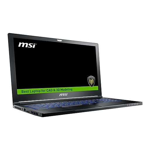 MSI WS63 8SK 017 15.6" Mobile Workstation Laptop, Intel i7