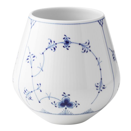 Royal Copenhagen - Blue Fluted Plain Vas 15 cm
