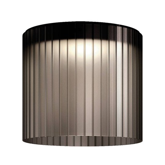 Kundalini Giass -LED-kattovalaisin Ø 40 cm harmaa