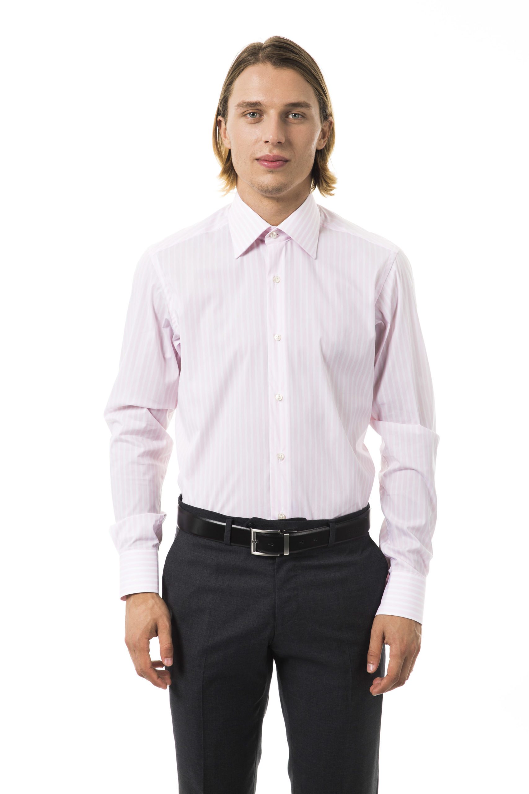 Uominitaliani Men's Rosa Shirt Pink UO1394773 - M