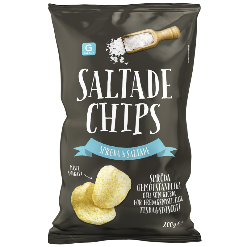 Chips Saltade 200g - 69% rabatt