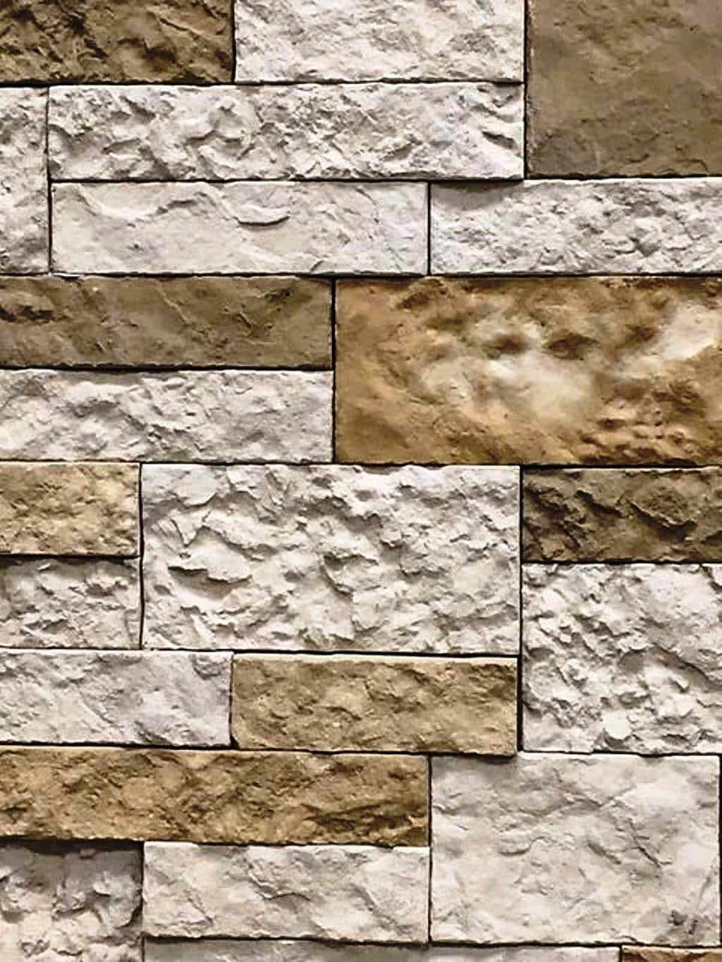 AirStone Autumn Mountain Primary Wall Stone 8-sq ft Autumn Mountain Blend Faux Stone Veneer in Brown | CLAMFI