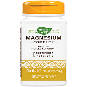 Magnesium Complex - Healthy Muscle Function - 500 MG (100 Capsules)