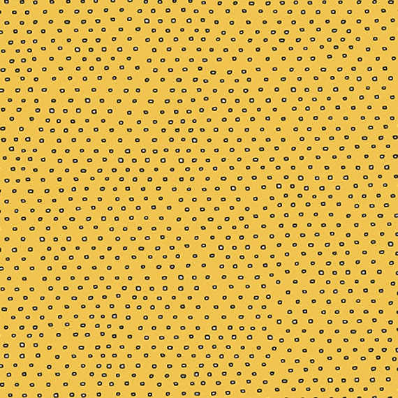 Gold Square Dots in Blender From Pixie Collection Quilting Treasure Fabric - 100% Quilt Shop Cotton