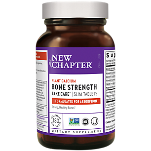 Bone Strength Take Care - Plant-Sourced Whole-Food Calcium (180 Slim Tablets)