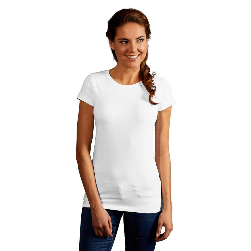 Bio T-Shirt Damen, Weiß, XL