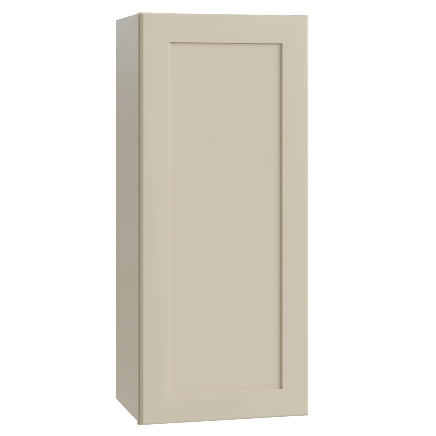 Luxxe Cabinetry 18-in W x 36-in H x 12-in D Norfolk Blended Cream Painted Door Wall Fully Assembled Semi-custom Cabinet in Off-White | W1836L-NBC