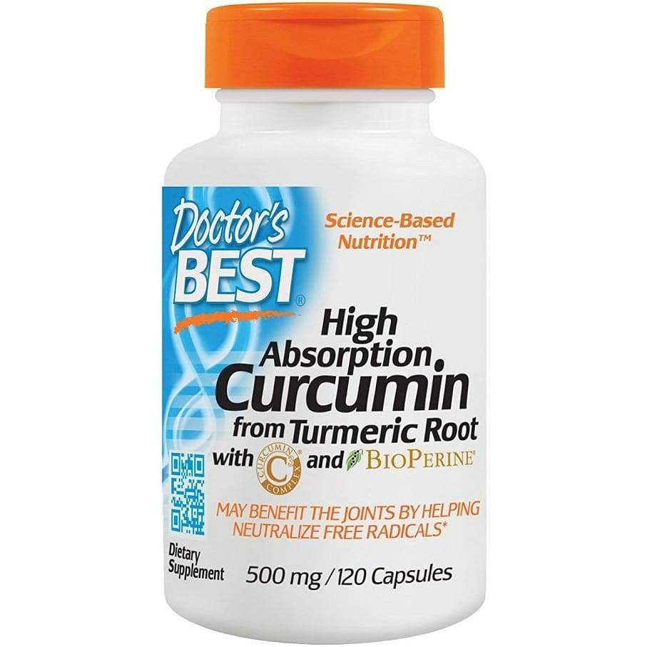 High Absorption Curcumin From Turmeric Root with C3 Complex & BioPerine, 500mg - 120 caps