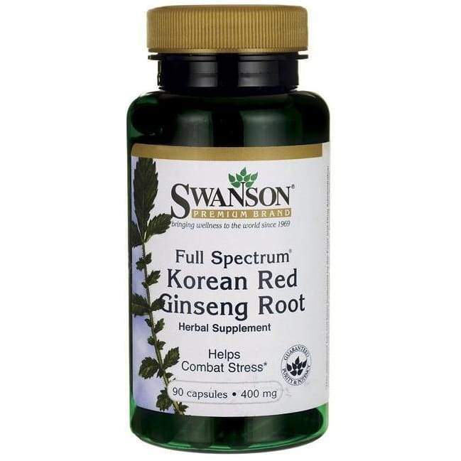 Full Spectrum Korean Red Ginseng Root, 400mg - 90 caps