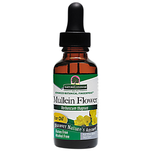 Mullein Flower Ear Oil - Alcohol Free (1 fl oz)