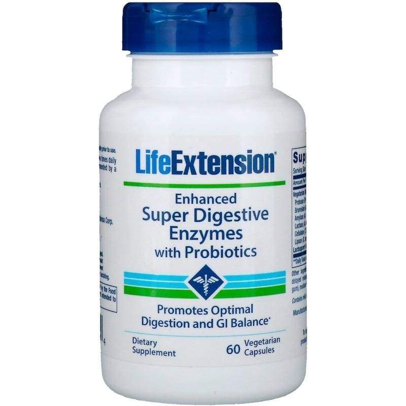 Enhanced Super Digestive Enzymes with Probiotics - 60 vcaps