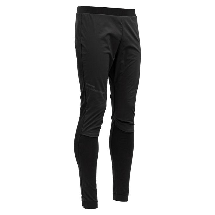 Devold Men's Running Cover Pants - Merino Wool, Caviar / S