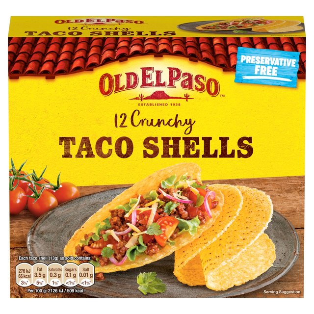 Old El Paso Crunchy Taco Shells x12