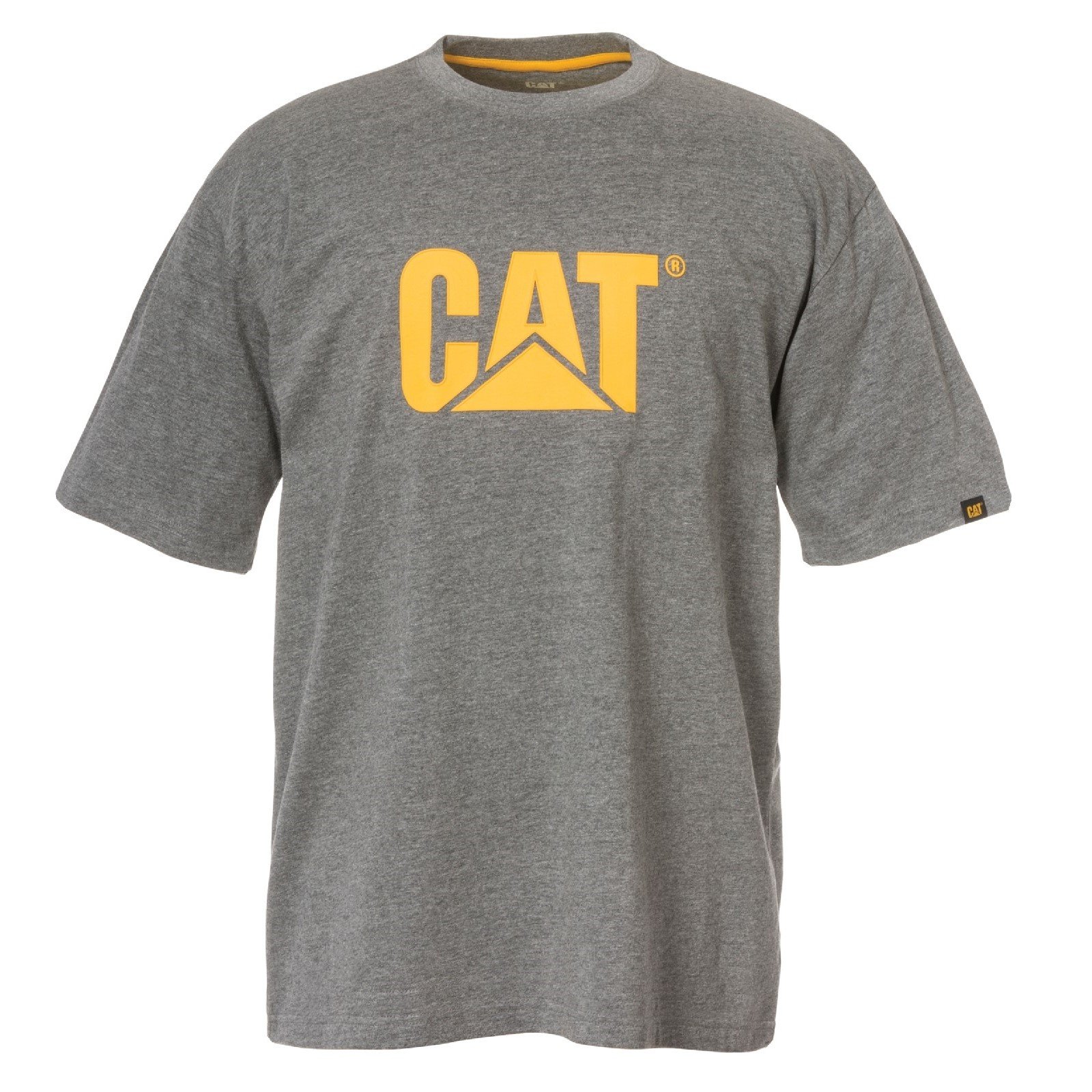 Caterpillar Men's Trademark Logo T-Shirt Various Colours 25301-42086 - Dark Heather Grey Med