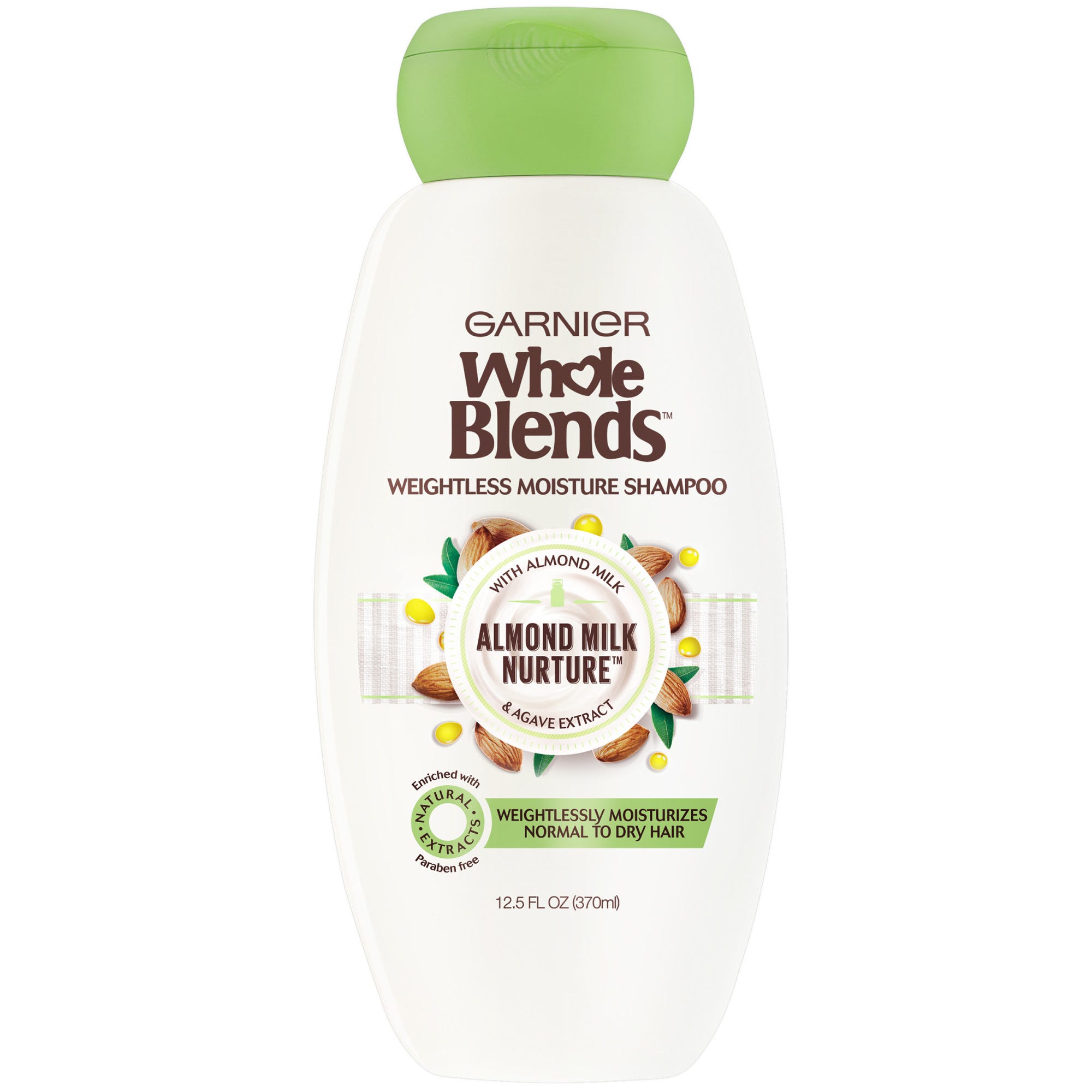 Garnier Whole Blends Moisturizing Almond Milk & Agave Extract Shampoo - 12.5 fl oz