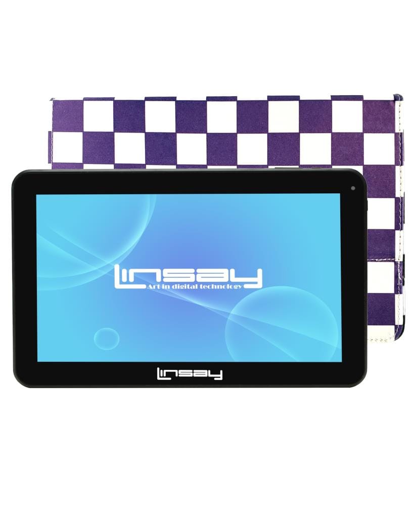 LINSAY 10.1-in Wi-Fi Only Android 10 Tablet with Accessories with Case Included | F10XHDCPWS