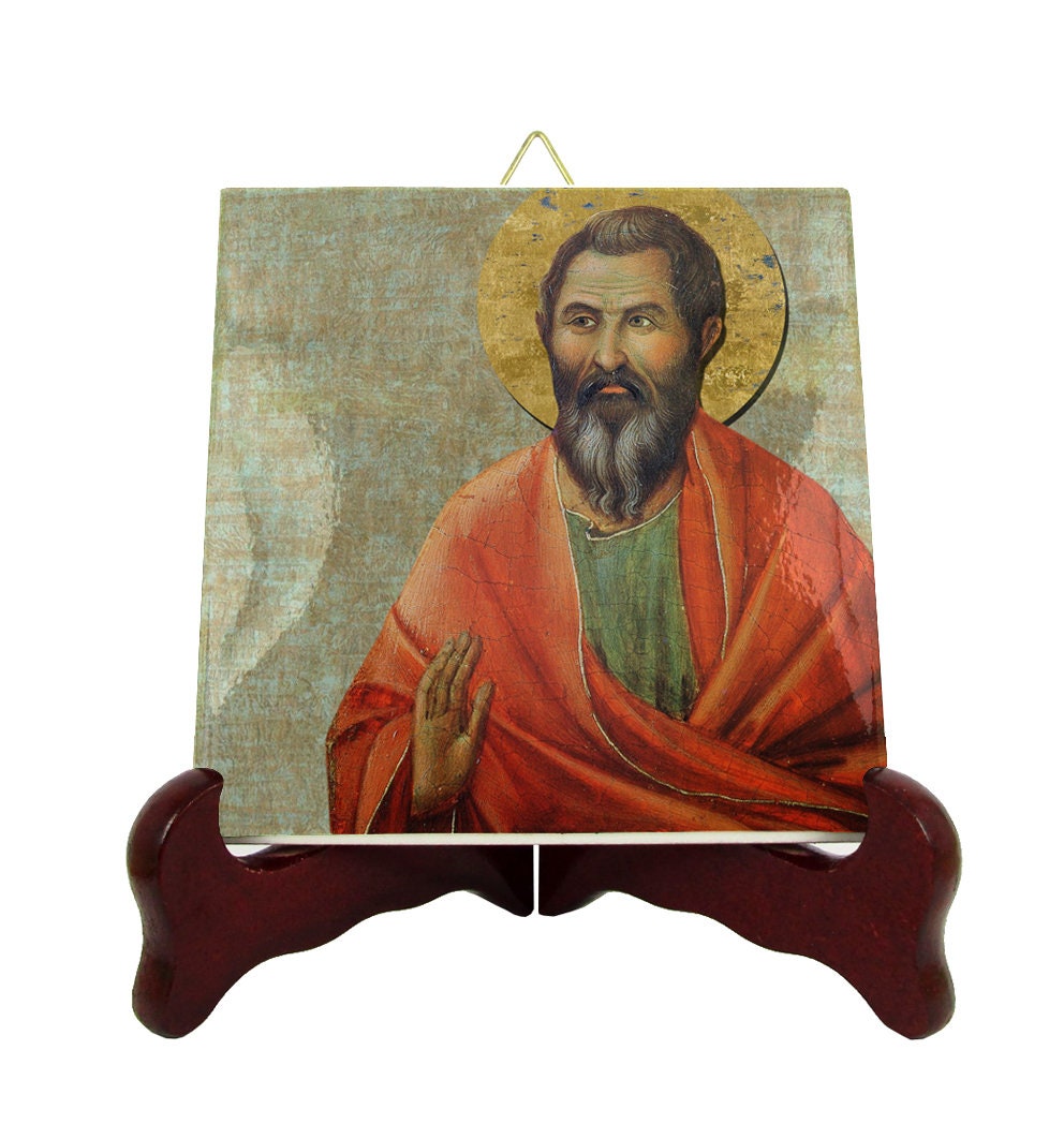 Buy Saint Matthias - Icon On Ceramic Tile Catholic Saints Serie St Art ...