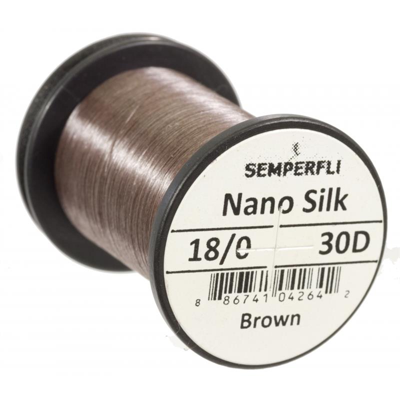 Semperfli Nano Silk Ultra 30D 18/0 Brown