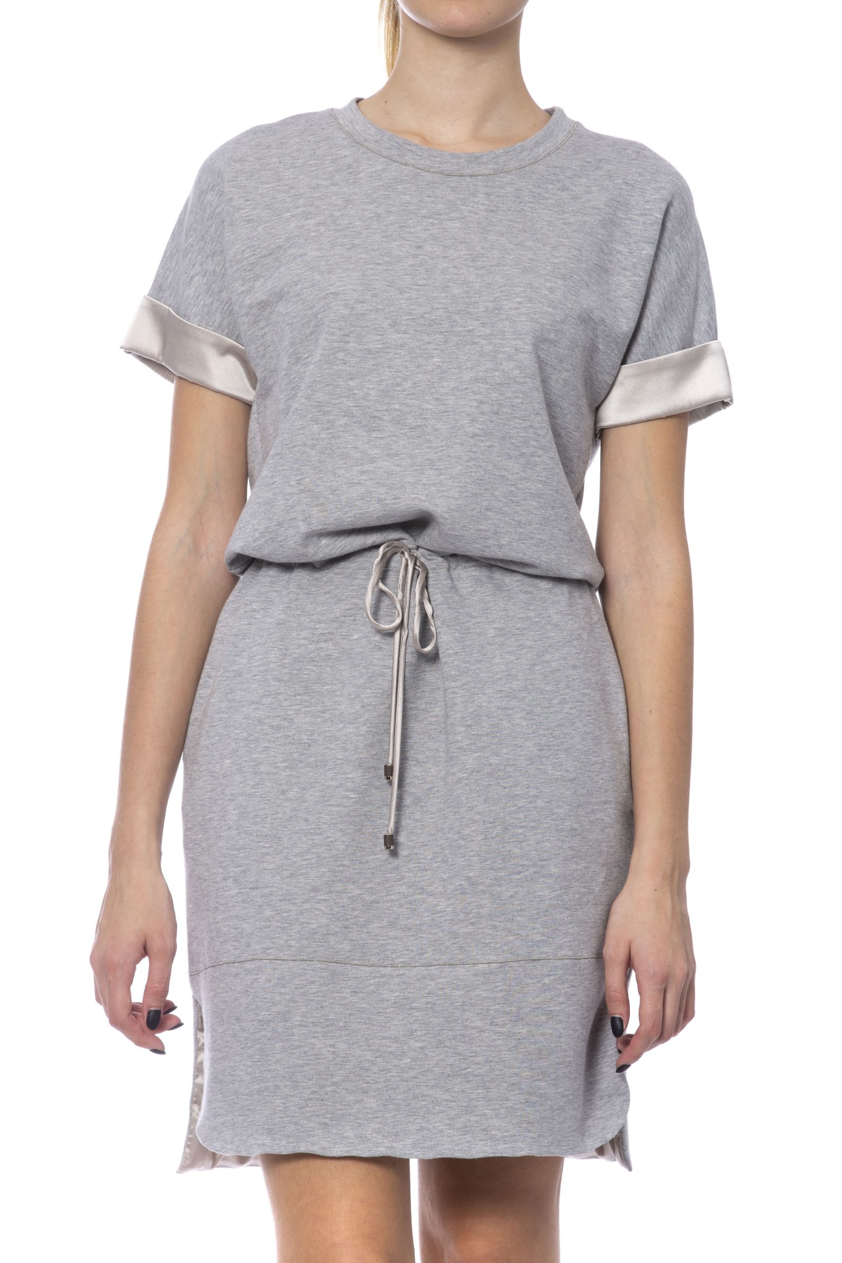 Peserico Women's Agrigio Dress Gray PE1395372 - IT42 | S