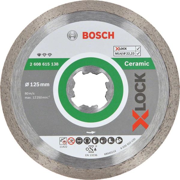 Bosch Standard for Ceramic Diamantkappskive X-LOCK 110 × 22,23 × 1,6 x 7,5 mm