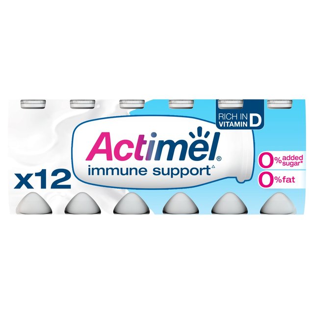 Actimel 0.1% Fat Original Drinking Yoghurts
