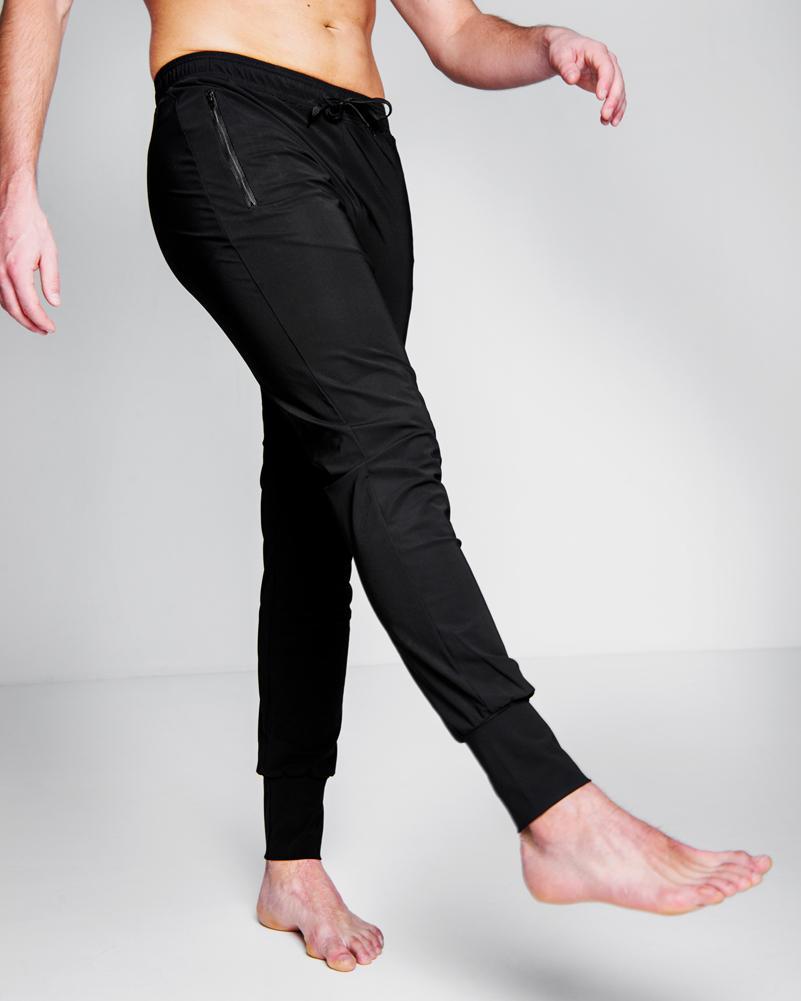 M's Yed Jogger Sports Pants - Recycled Polyamide, Black / S