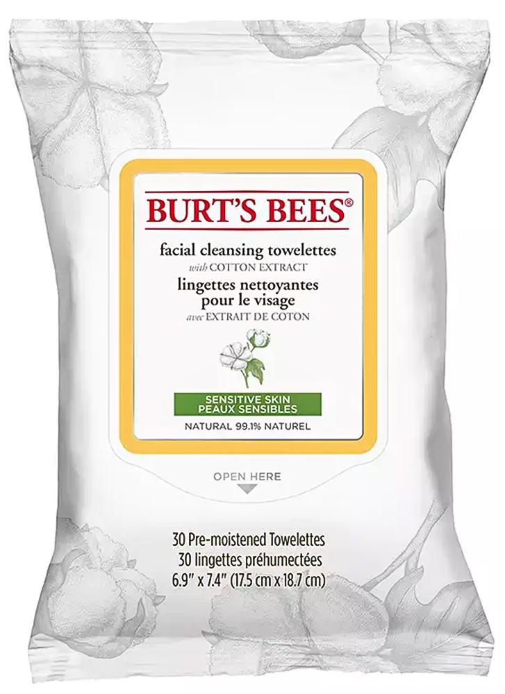 Burt's Bees Sensitive Facial Cleansing Towelette Wipes