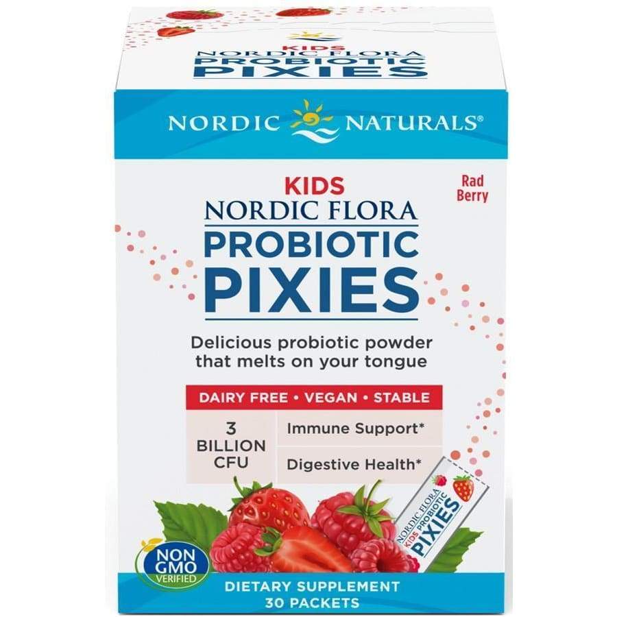 Nordic Flora Kids Probiotic Pixies, 3 Billion CFU Rad Berry - 30 Packets