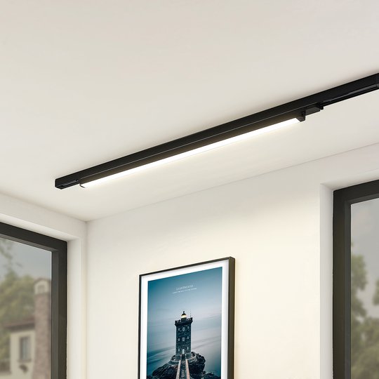 Arcchio Harlow -LED-valaisin, musta 109 cm 4 000 K