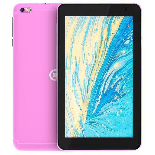 DP Core Innovations 7" Tablet, 1GB RAM, 16GB, Android 10.1 Go Edition, Pink (CRTB7001PN)