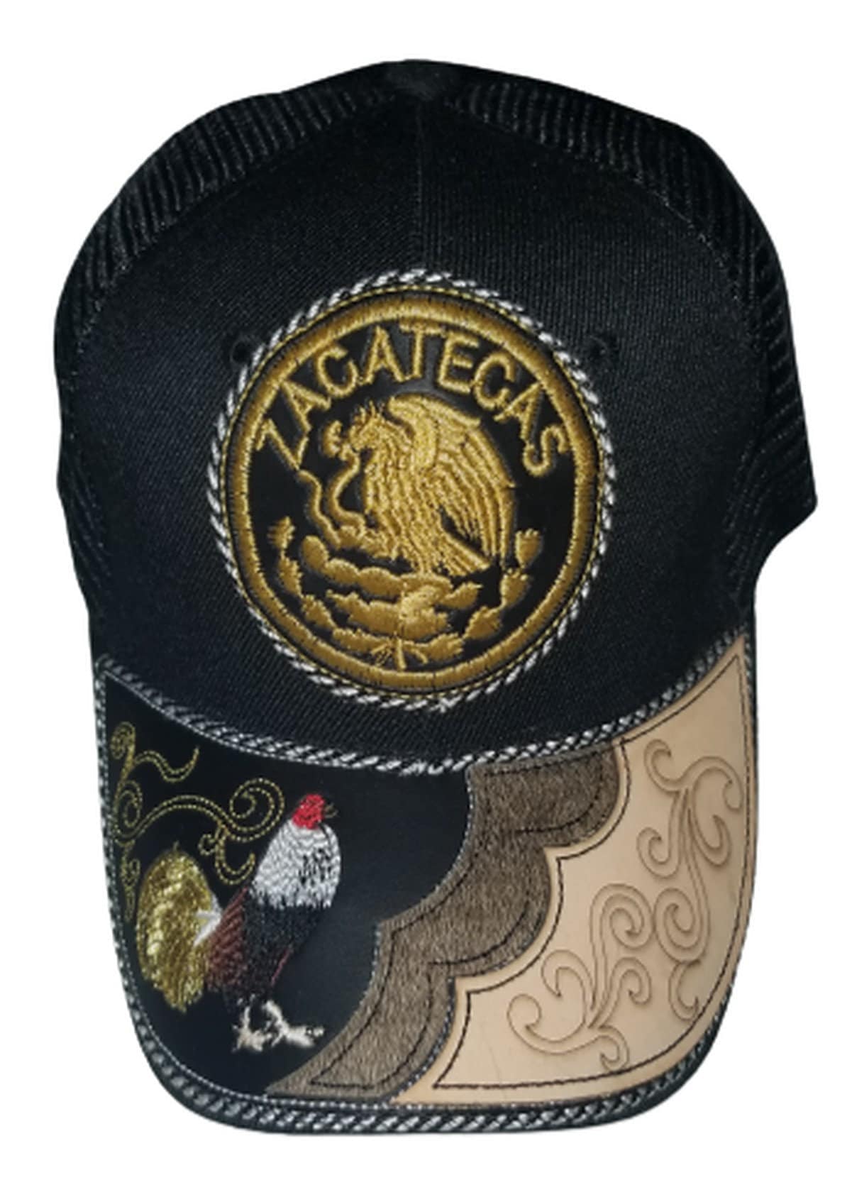 Zacatecas Gorra Charra Premium Handmade Hat Cap